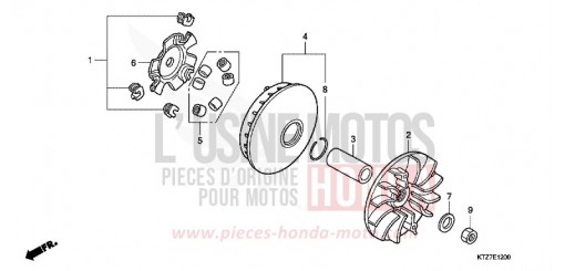 DRIVE FACE PES125R8 de 2008